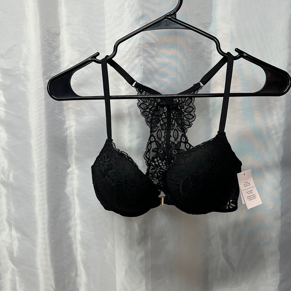 Elegant Black Lace Bralette 2333